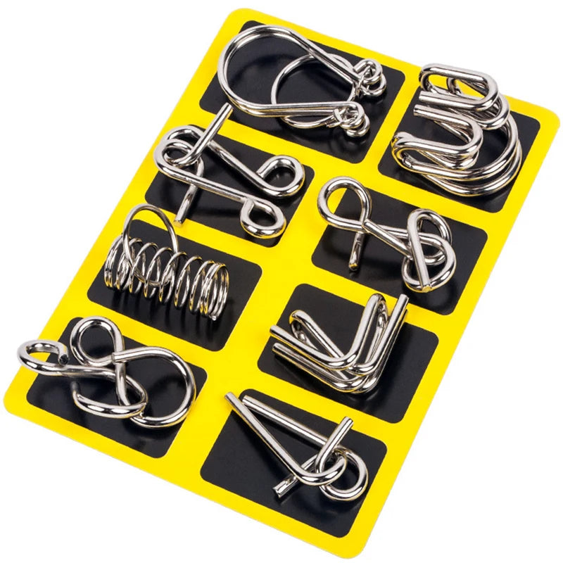 Metal Connector IQ Puzzles