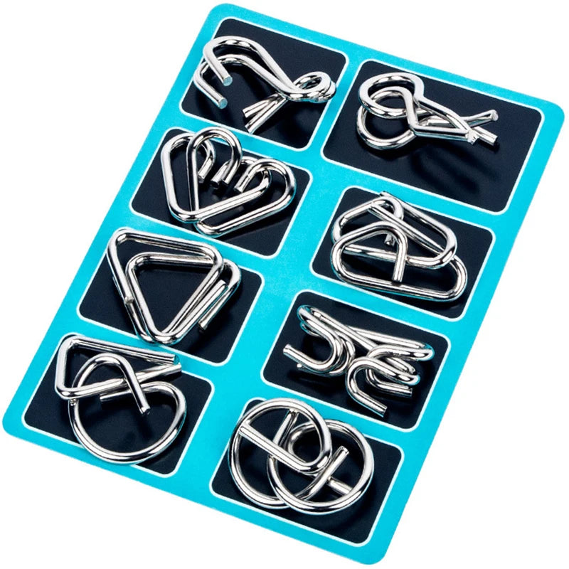Metal Connector IQ Puzzles
