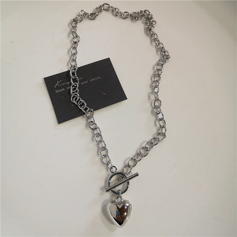 Multiple Style Gothic Hearts Stars Wiccan Necklace