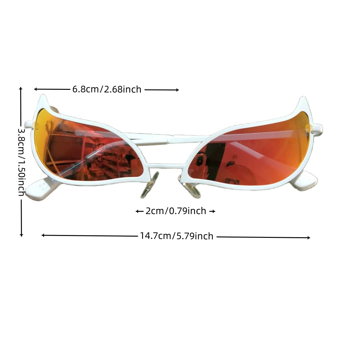 Novelty Cat Eye Sunglasses - Funny Flamingo Party Glasses for Cosplay & Gifts