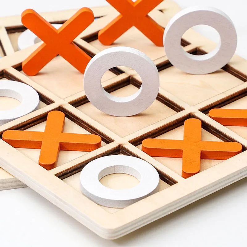 Realistic Tic Tac Toe Game Grid