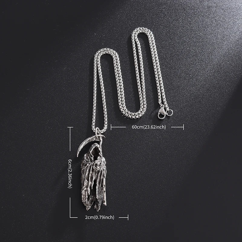 Reaper Scythe Necklace Hell's Hell