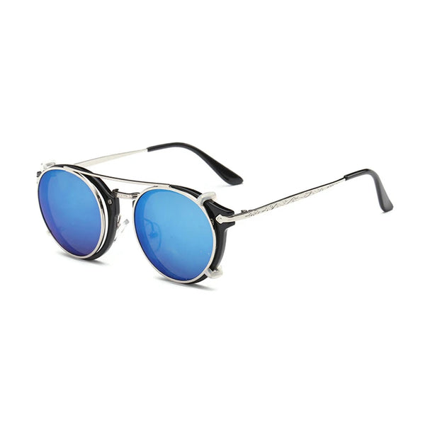 Retro Steampunk Vintage Sunglasses