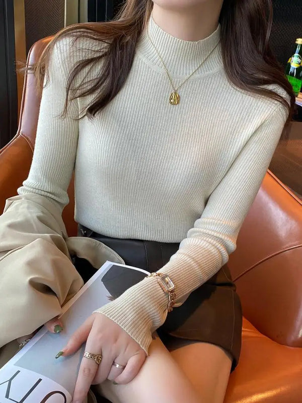 Sexy Korean Top Nice Pullover Chic Sweaty Sweater