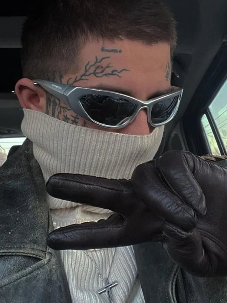 Steampunk Cyberpunk Sunglasses Secondary image