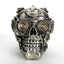 Steampunk Mechanical Skull Figurine