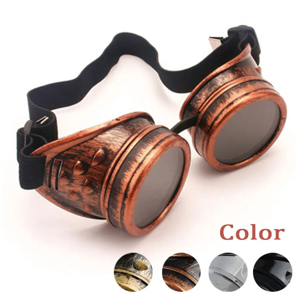 Steampunk Style Round Oversized Goggles
