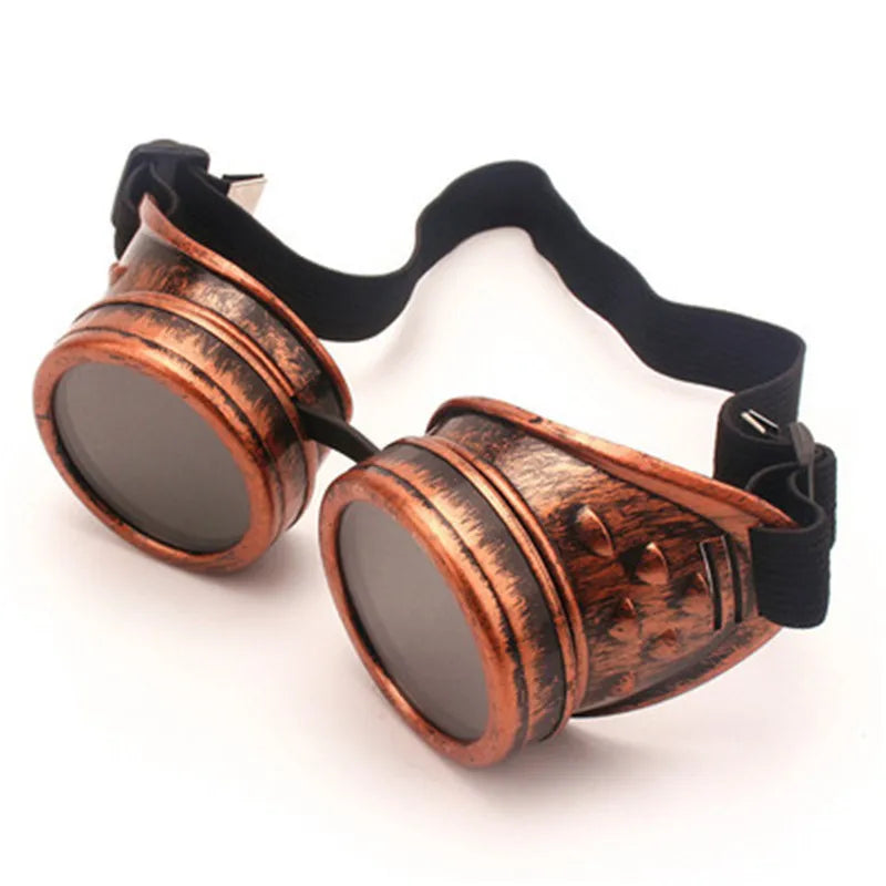 Steampunk Style Round Oversized Goggles