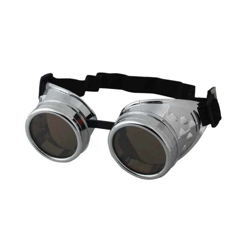 Steampunk Style Round Oversized Goggles