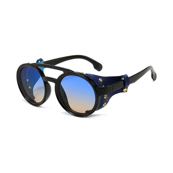 Steampunk Sunglasses Leather Framing UV400 Style