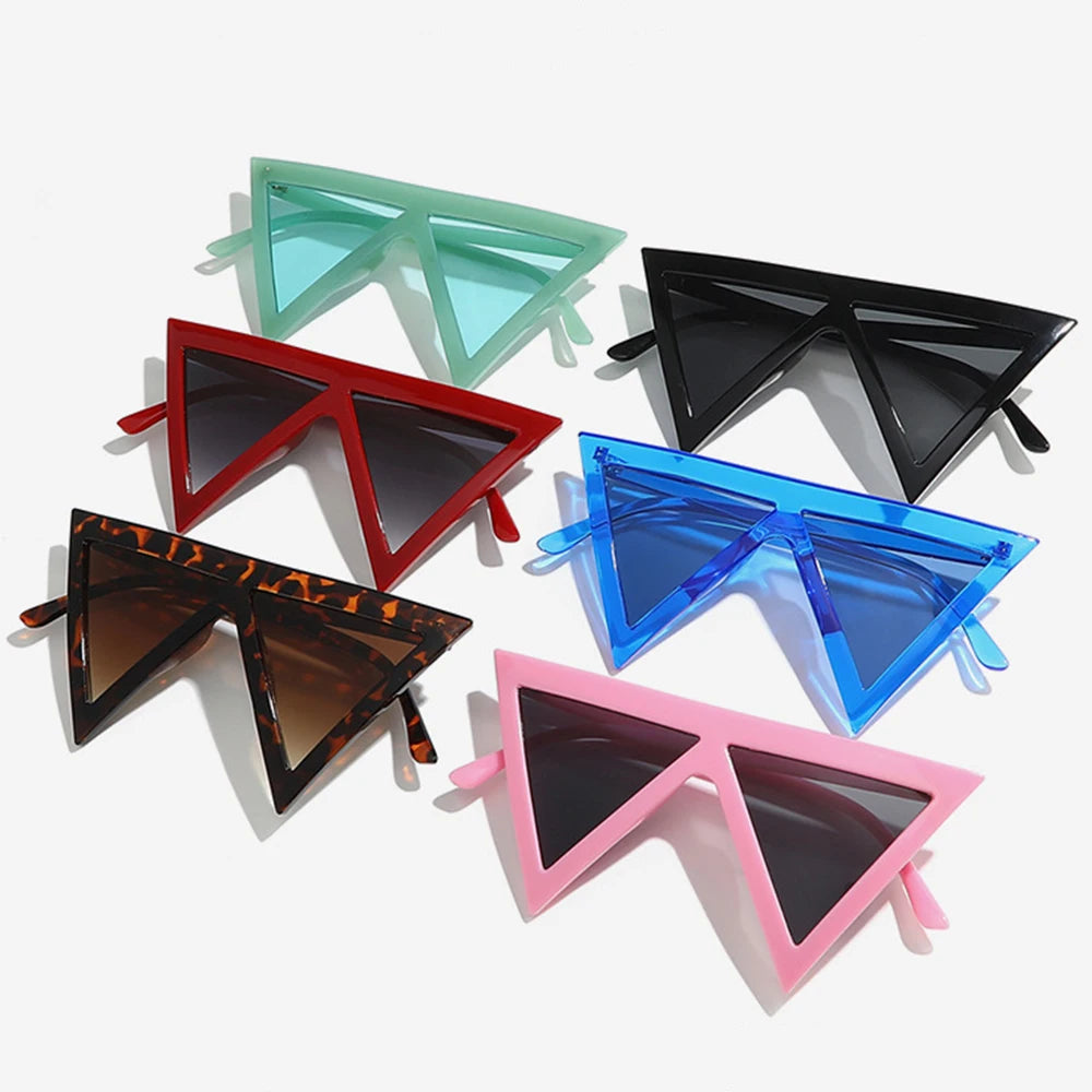 Steampunk Triangular Cyberpunk Ecstatic Sunglasses