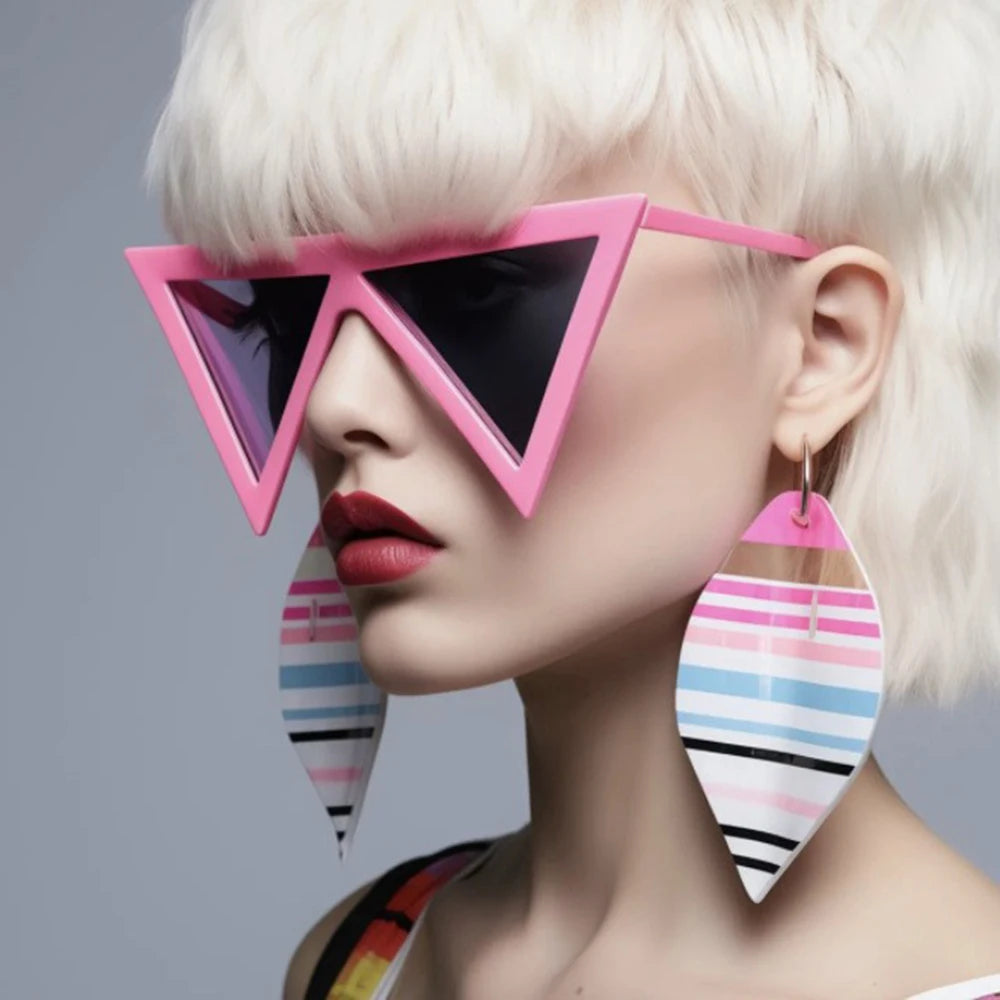 Steampunk Triangular Cyberpunk Ecstatic Sunglasses Main image