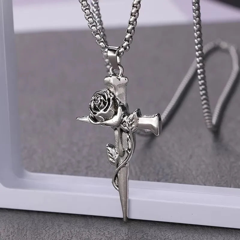 Supreme Retro Gothic Adorned Necklace
