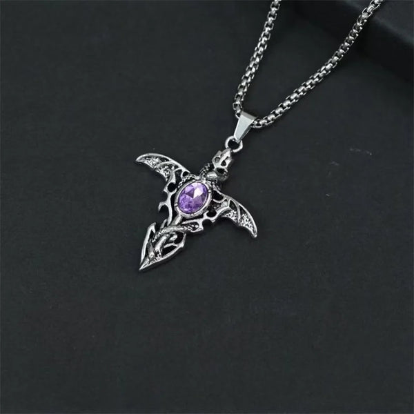 Supreme Retro Gothic Adorned Necklace