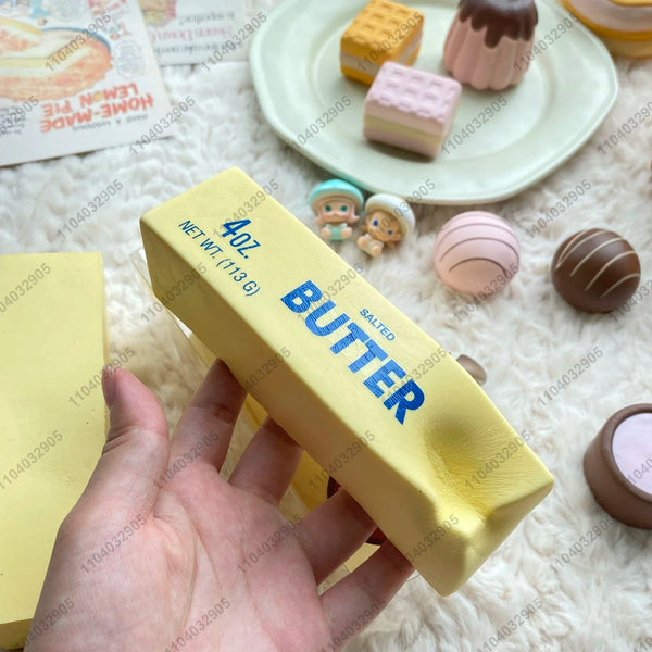 Slow-Rise Butter Bar Squishy Stress Toy