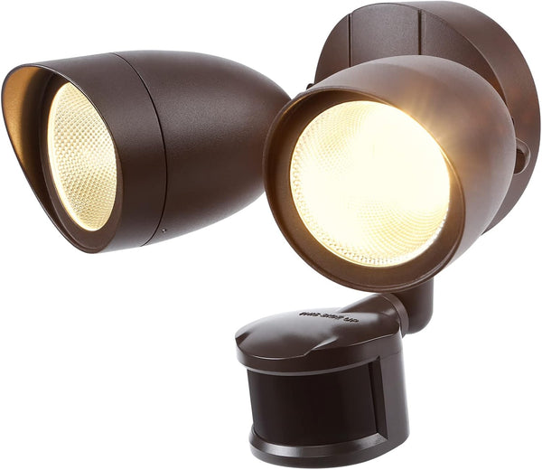 Dusk-to-Dawn Motion Sensor LED Flood Light