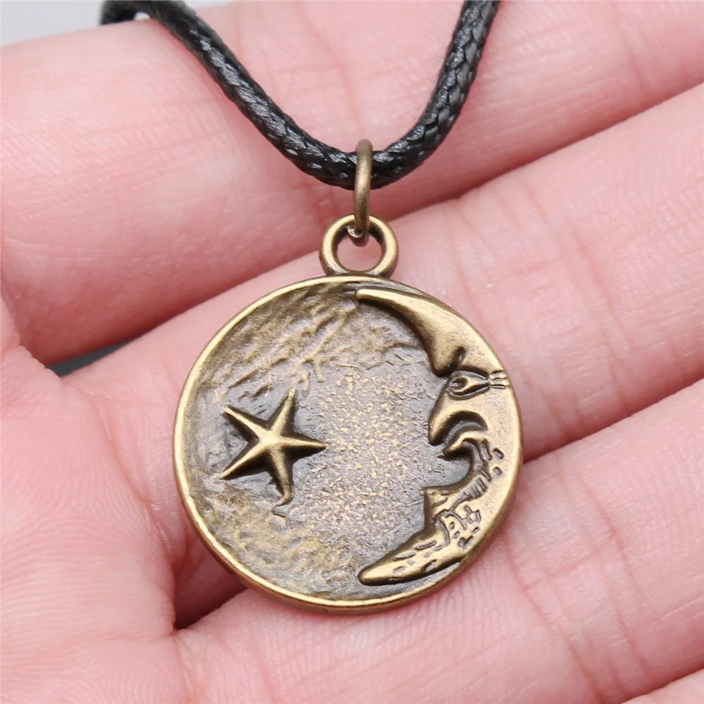 Pentagram Necklace - Wiccan Pendant Jewelry