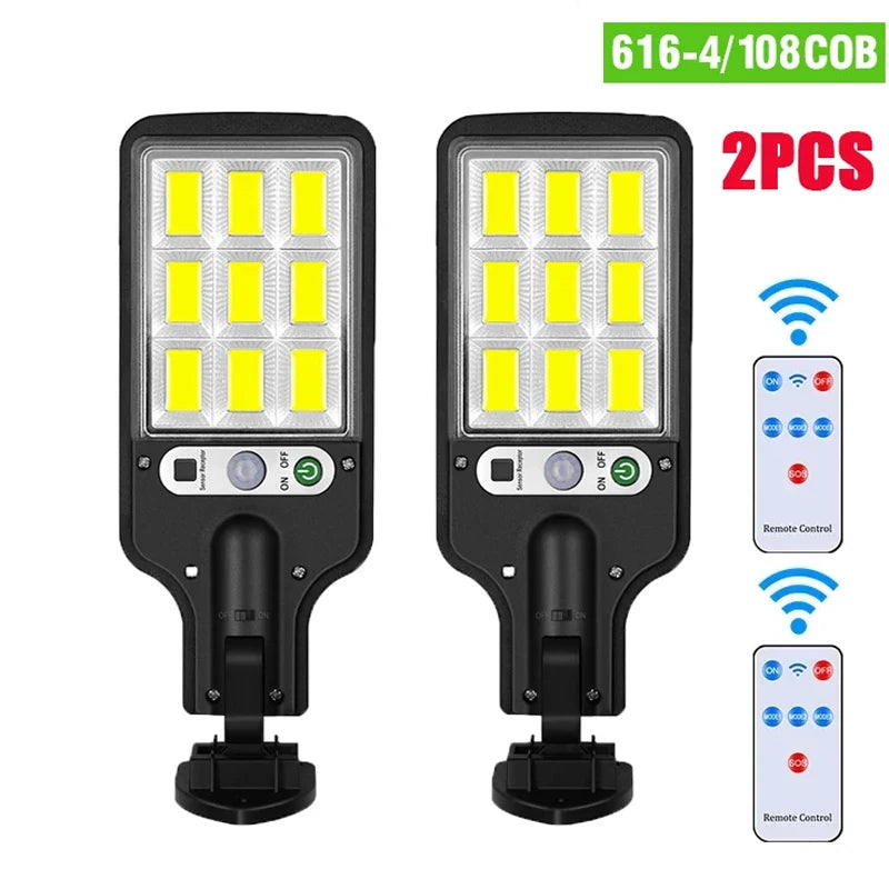 15000lm Irradiation 500㎡ Solar Light for Outdoor Sunlight Motion Sensor IP65 Waterproof Garden St...