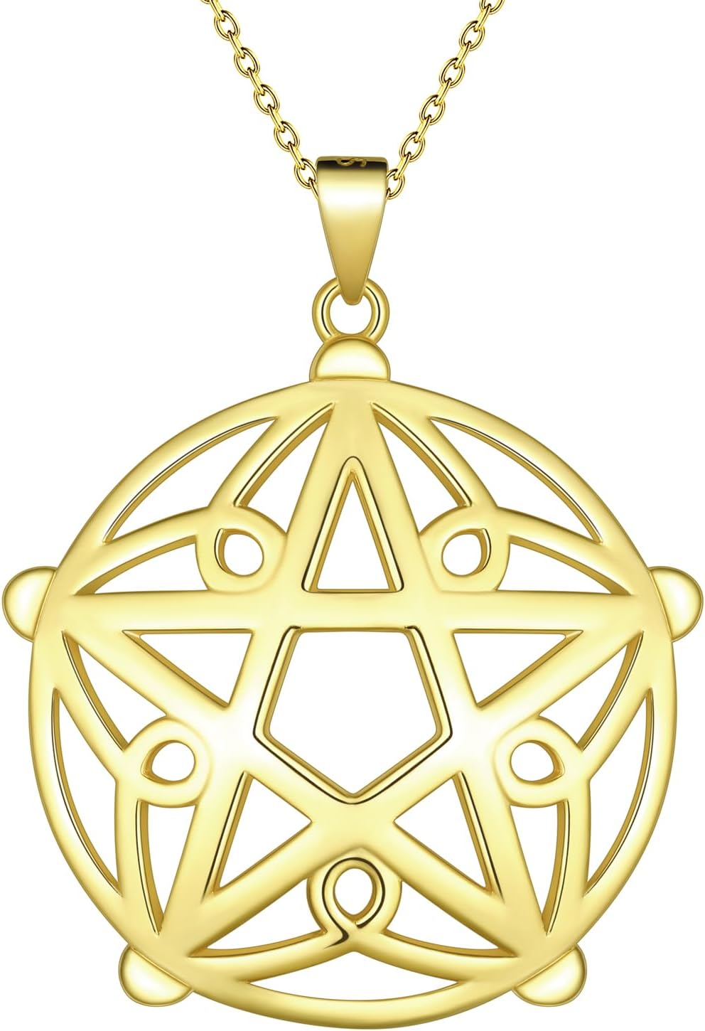 Sterling Silver Pentagram Necklace