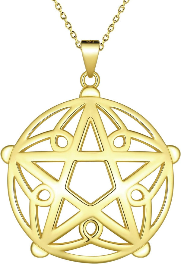 Sterling Silver Pentagram Necklace