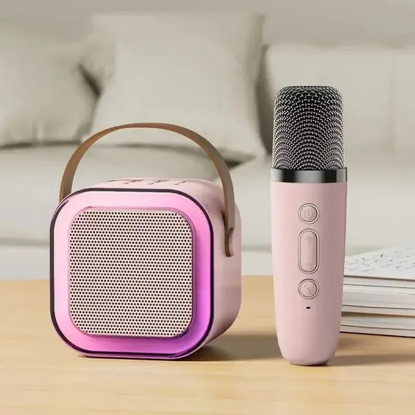 Mini Karaoke Bluetooth Speaker with Microphone