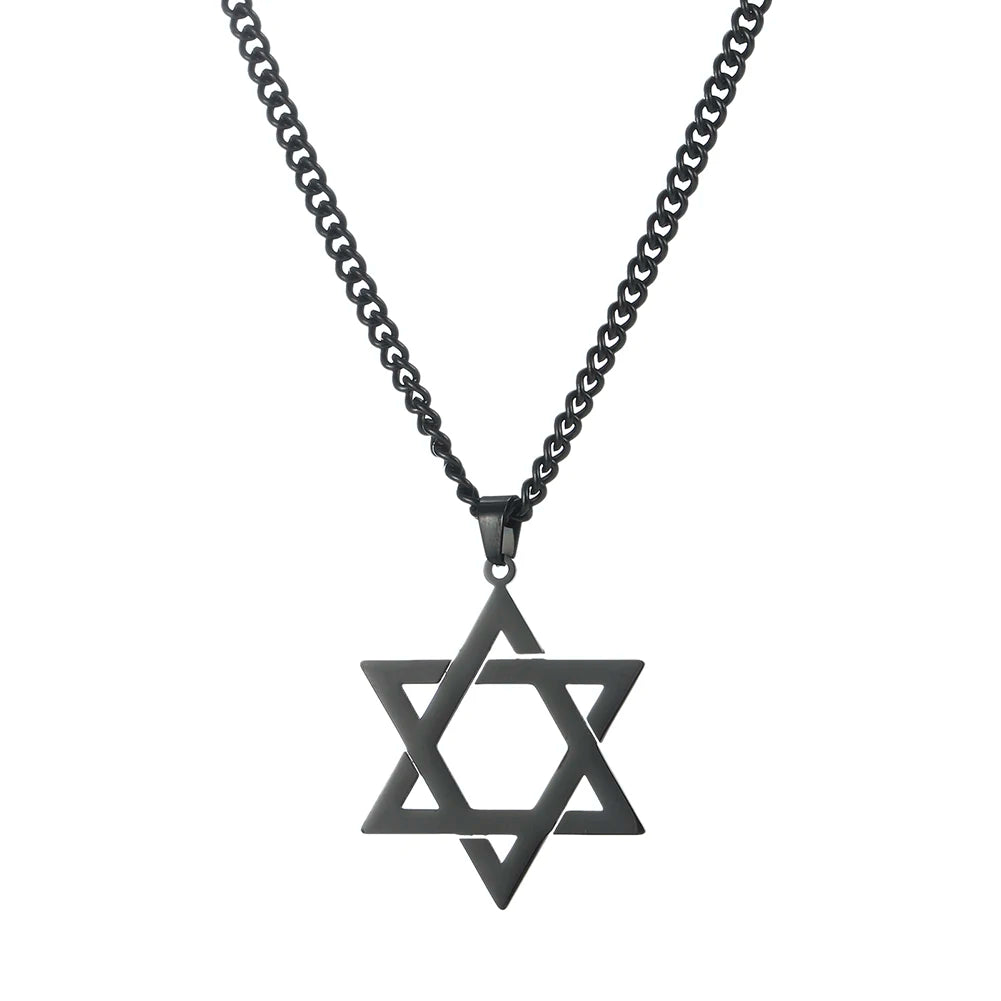 Star of David Necklace Pentagon Vintage