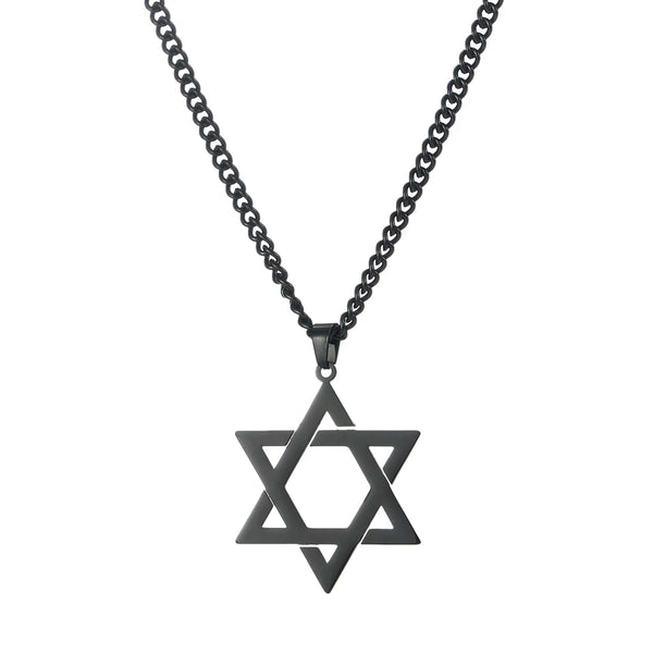 Star of David Necklace Pentagon Vintage
