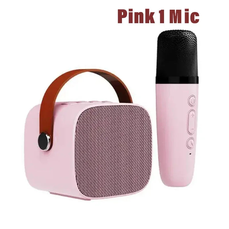 Home Karaoke Machine with Dual Microphones & Bluetooth