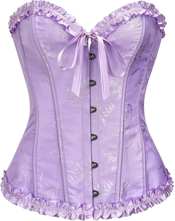 Lace Push-Up Bustier Shapewear Bodysuit
