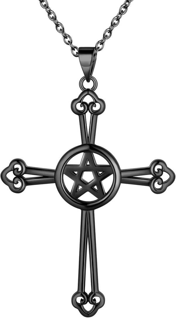 Sterling Silver Pentagram Necklace