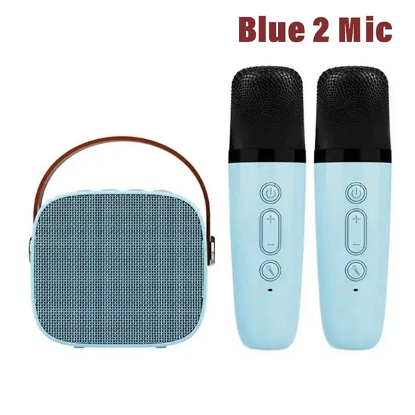 Home Karaoke Machine with Dual Microphones & Bluetooth