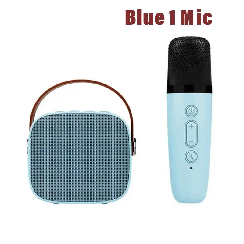 Home Karaoke Machine with Dual Microphones & Bluetooth