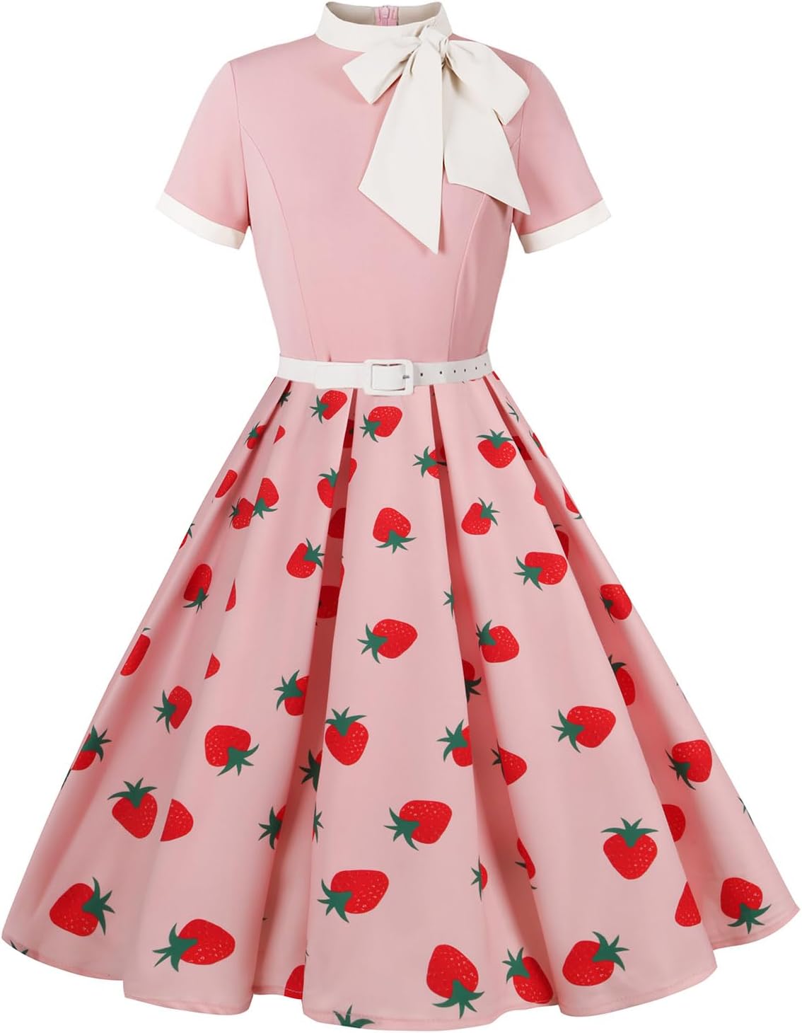 Vintage Swing Dress - 1950s Rockabilly Pin-Up Style
