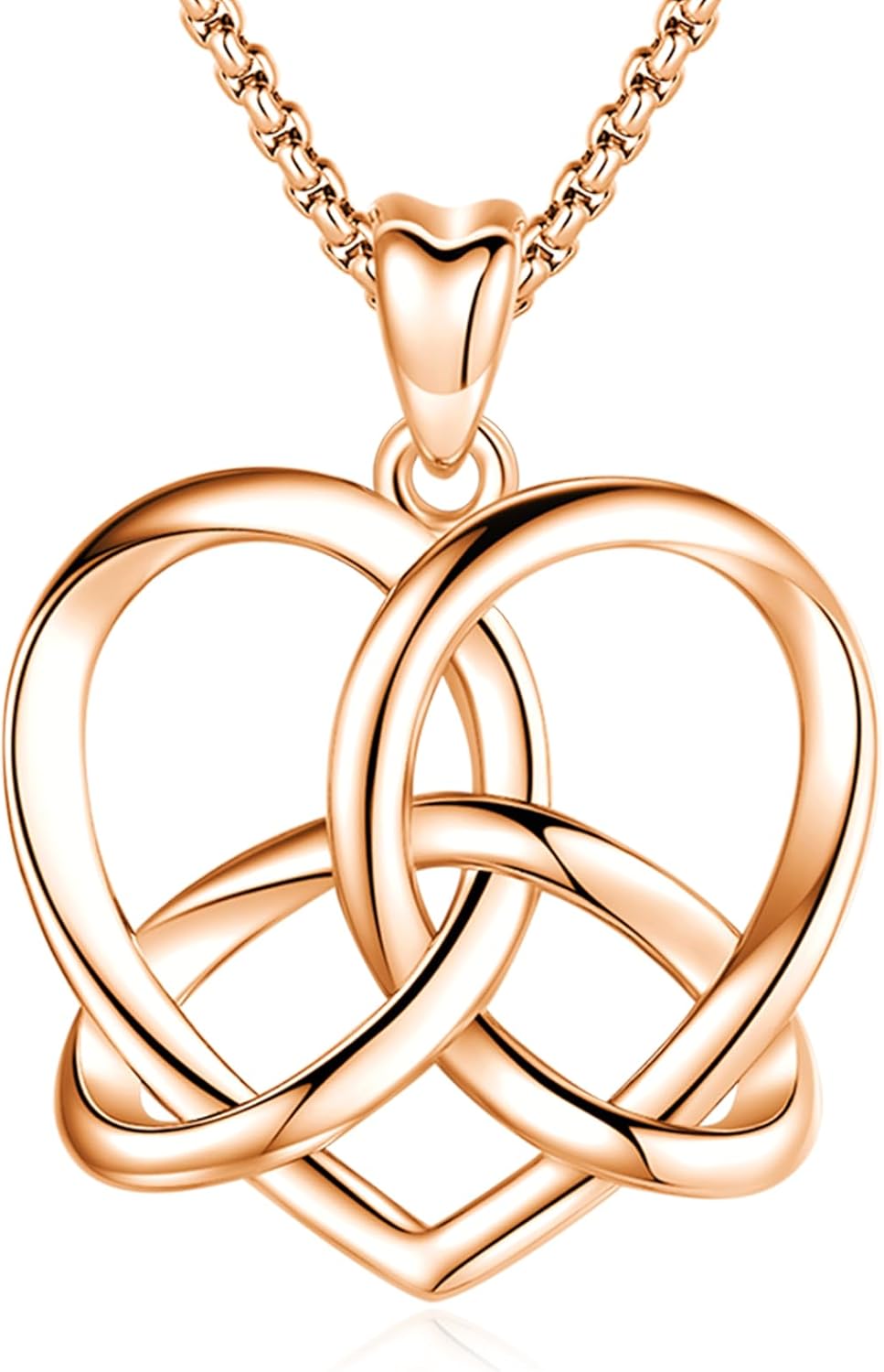 Sterling Silver Pentagram Necklace Triple Moon Tetragrammaton