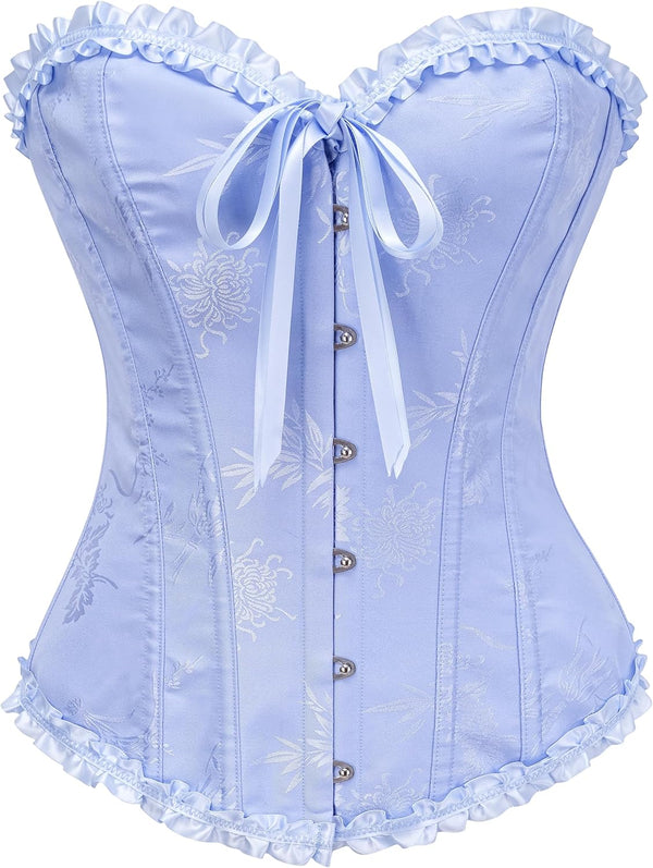 Lace Push-Up Bustier Shapewear Bodysuit