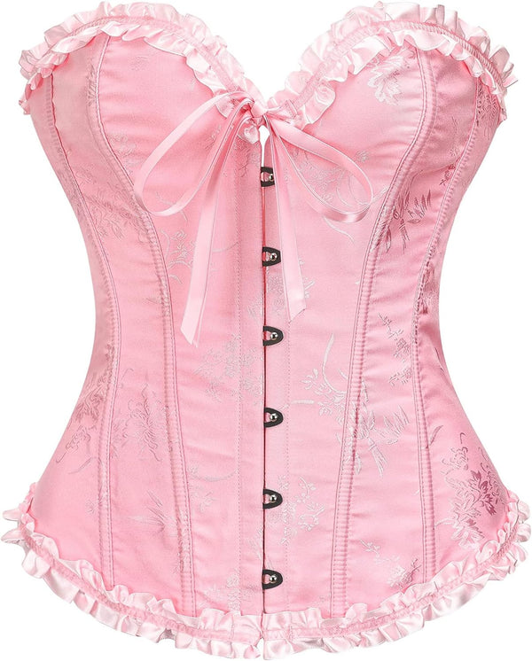 Lace Push-Up Bustier Shapewear Bodysuit