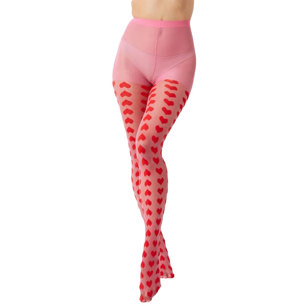 Y2K Tie Dye Hollow Out Mesh Patterned Tights