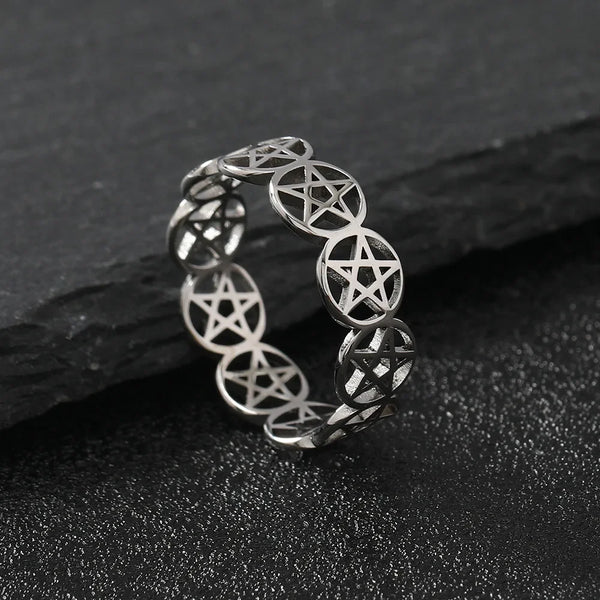 Stainless Steel Pentagram Necklace