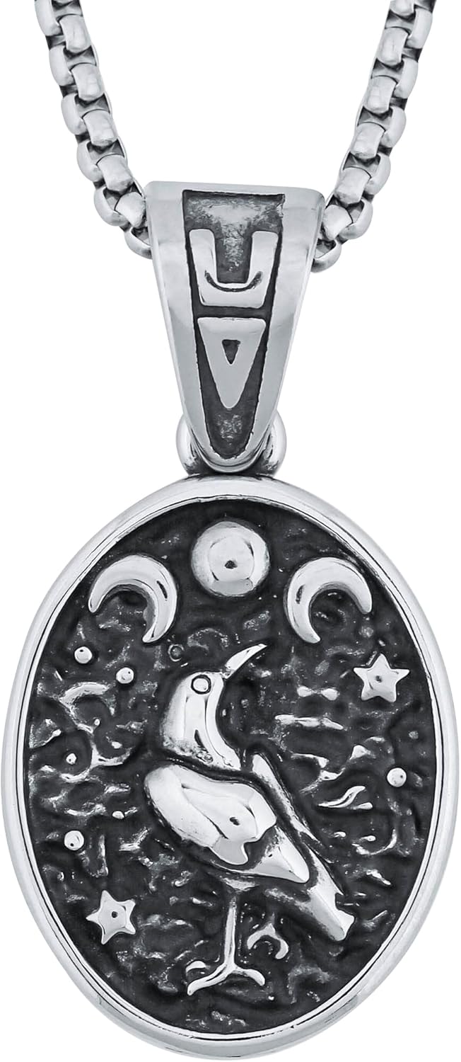 Triple Moon Goddess Necklace - Lunar Phase Jewelry
