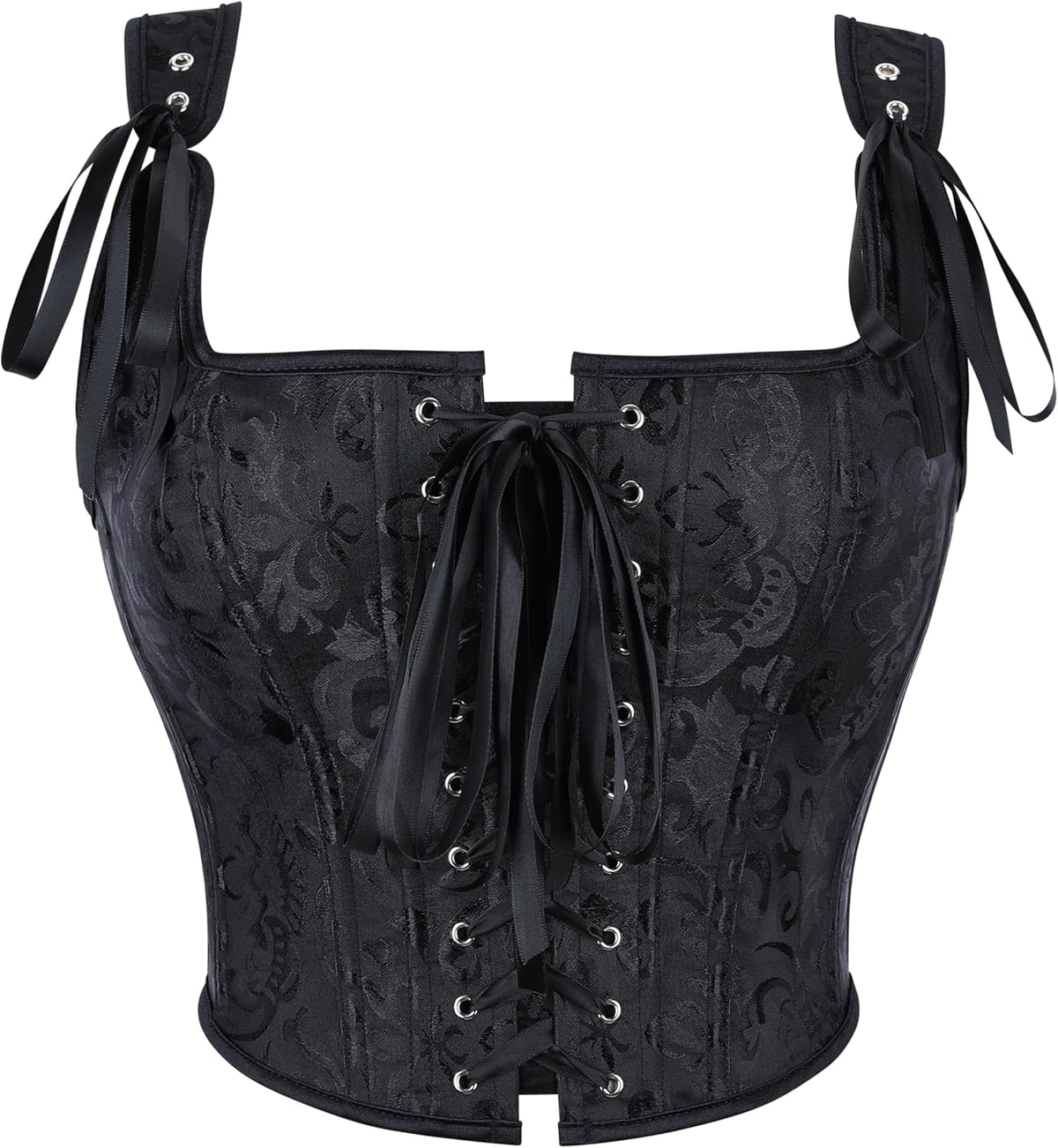 Floral Jacquard Renaissance Underbust Corset