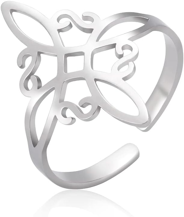 Celtic Witch Knot Necklace - Trinity Symbol