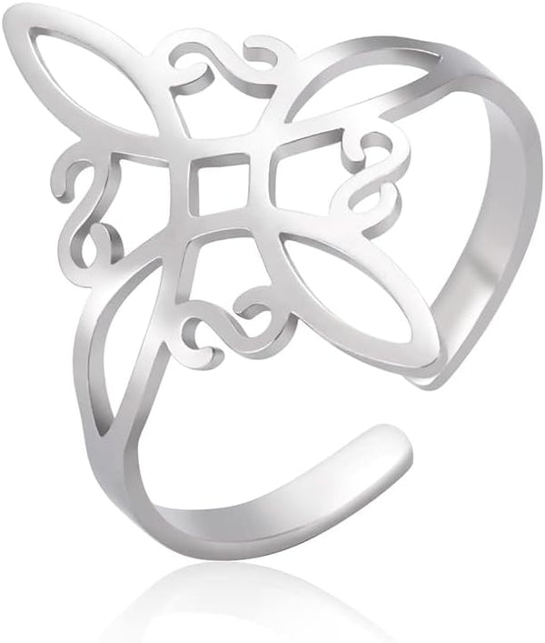 Celtic Witch Knot Necklace - Trinity Symbol
