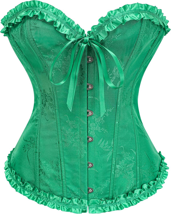 Lace Push-Up Bustier Shapewear Bodysuit
