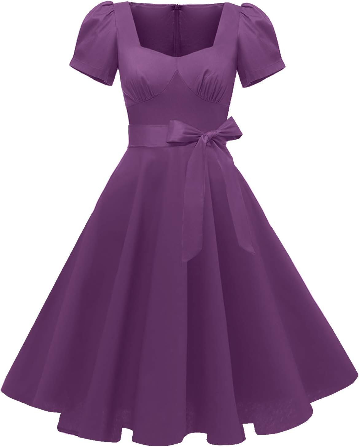 Vintage Swing Dress - 1950s Rockabilly Pin-Up Style