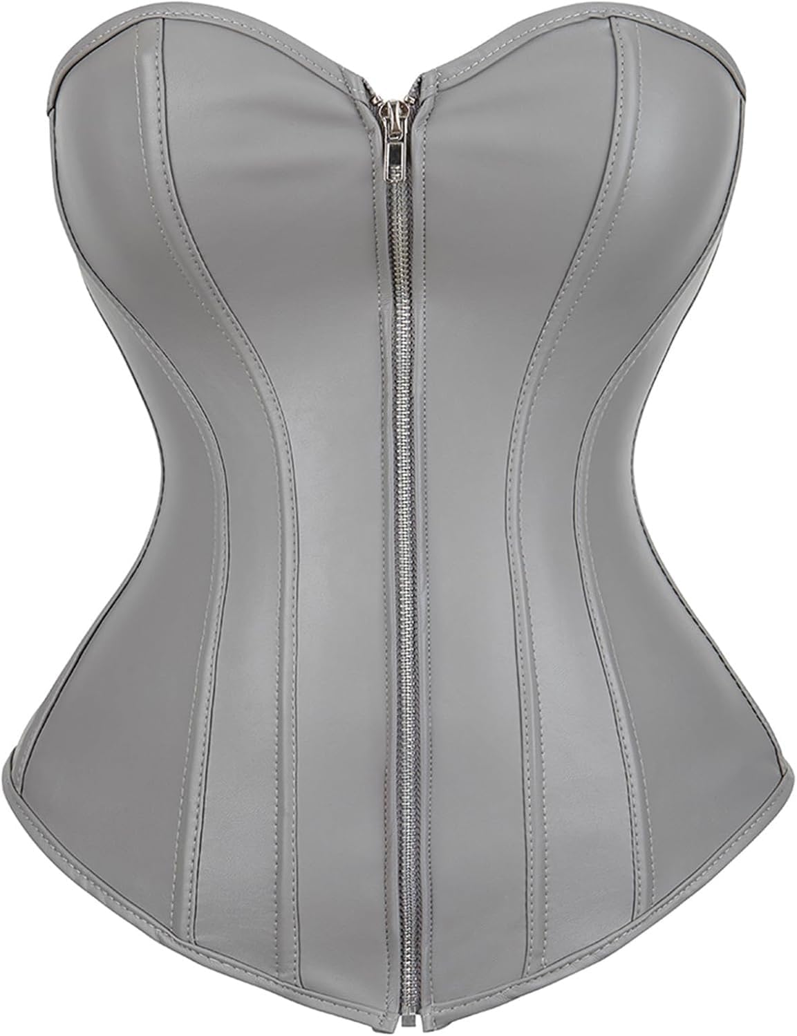 Gothic Faux Leather Steampunk Corset