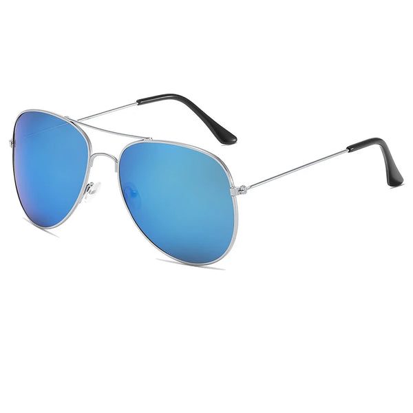 Vintage Red Lens Pilot Aviation Sunglasses