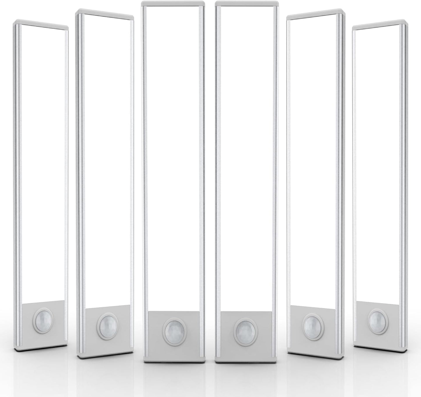 6 Pack Under Cabinet LED Light for Kitchen, Wardrobe, Hallway, Stairs