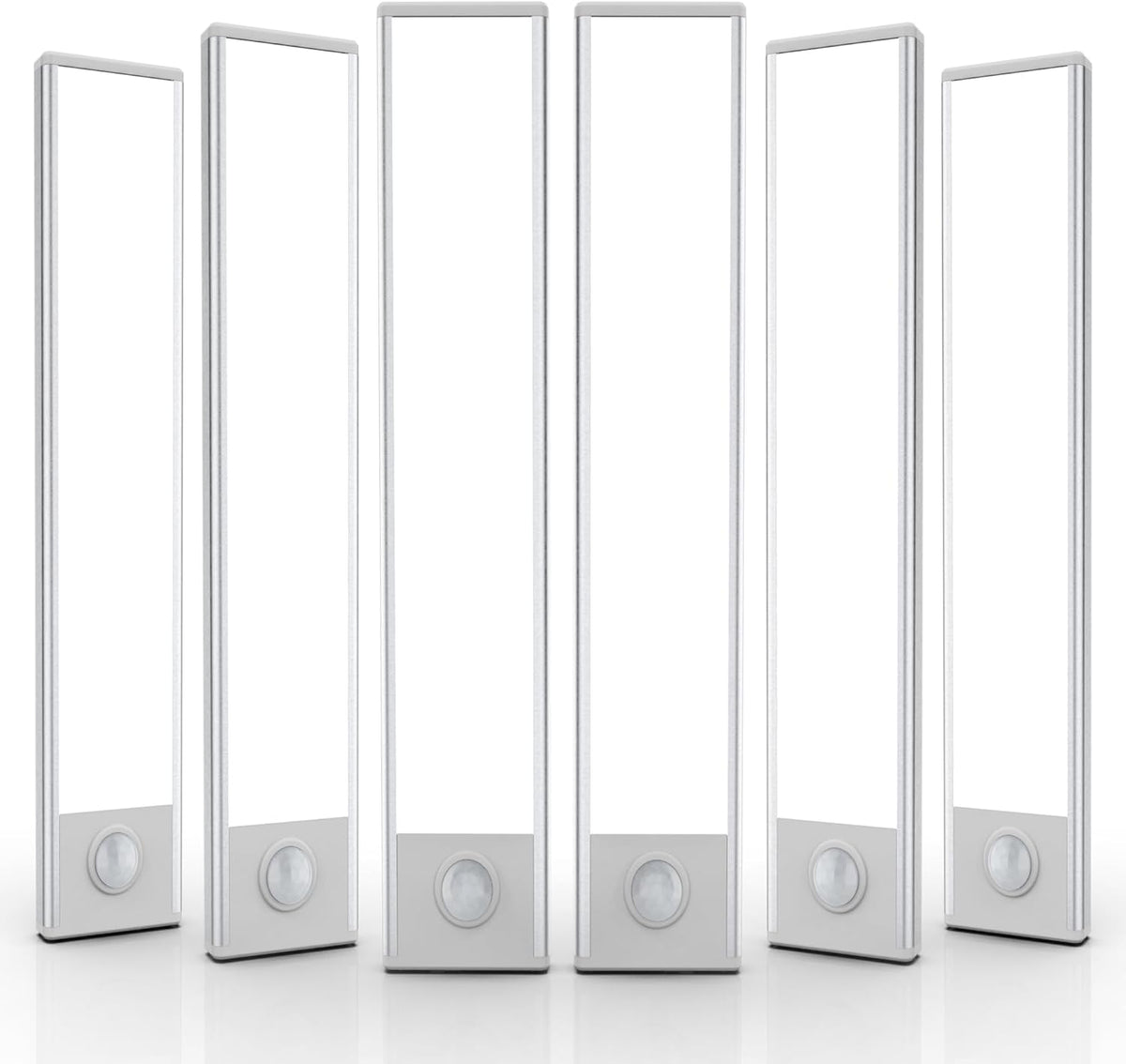 6 Pack Under Cabinet LED Light for Kitchen, Wardrobe, Hallway, Stairs