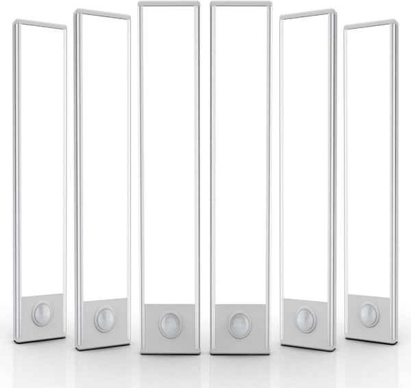 6 Pack Under Cabinet LED Light for Kitchen, Wardrobe, Hallway, Stairs