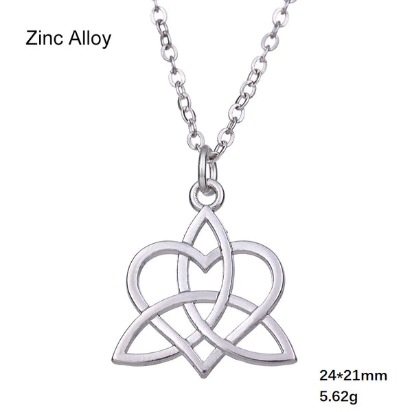 Celtic Witch Knot Necklace - Trinity Symbol